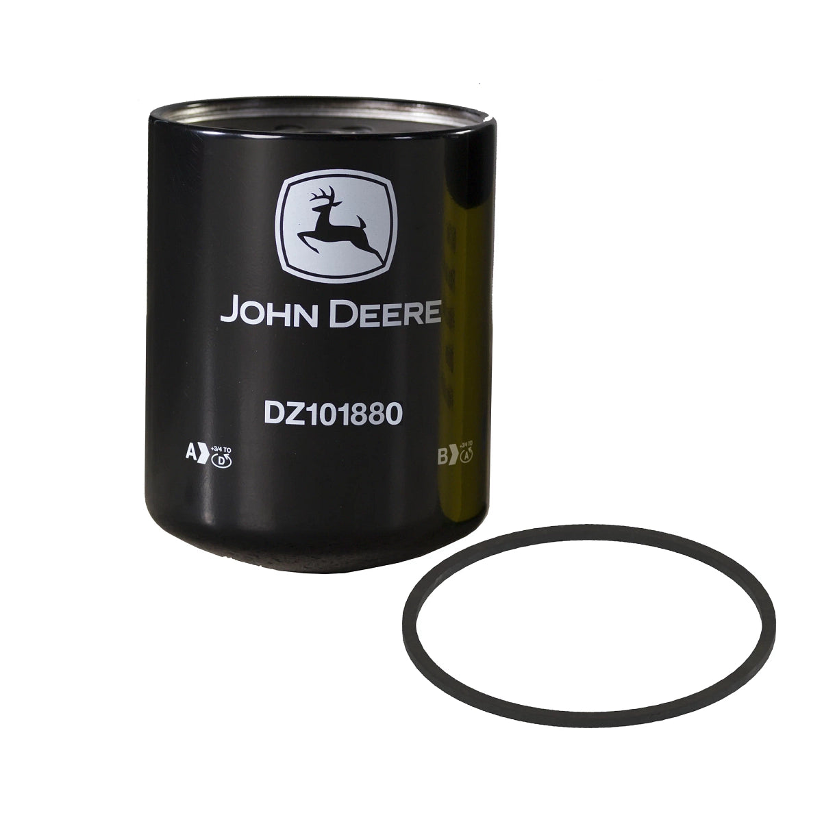 John Deere DZ101880:  Engine Oil Filter with Packing