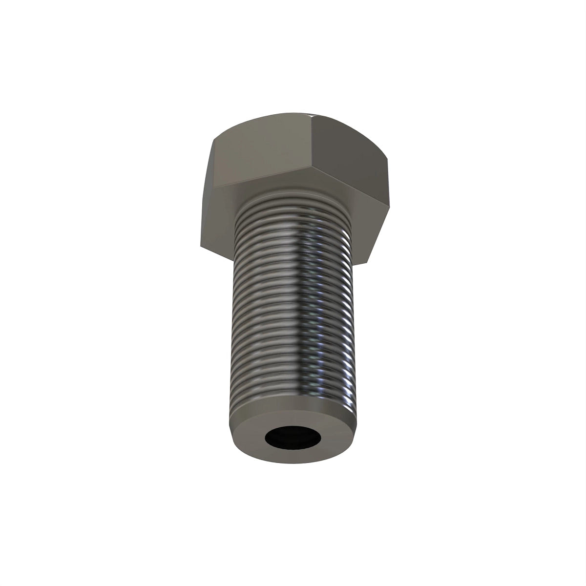 John Deere E11327: Drilled Axis Bolt, 12.7 X 25.4 mm (1/2" X 1")