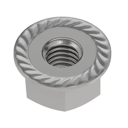 John Deere E55662:  Hexagonal Flange Nut, 3/8"