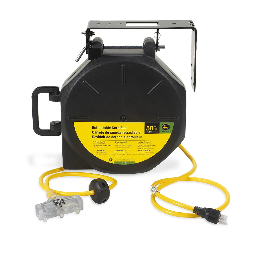 50' Retractable Cord Reel - 12 Gauge (ET-1114-J)