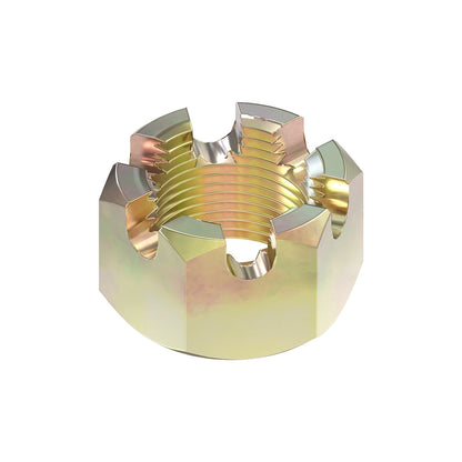 John Deere FH337658: Hexagonal Slotted Nut, 1-1/4"