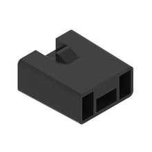 John Deere H104958:  Black External Electrical Connector Terminal, 3 Cavities
