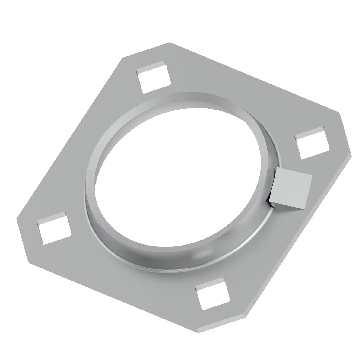 John Deere H113625:  4-Hole Square Trimmed Flanged Bearing Housing