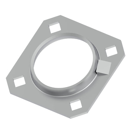 John Deere H113625:  4-Hole Square Trimmed Flanged Bearing Housing