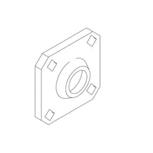 John Deere H113626:  4-Hole Flanged Bearing Housing