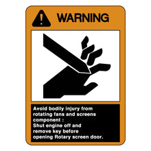 John Deere H149088: Warning Safety Sign
