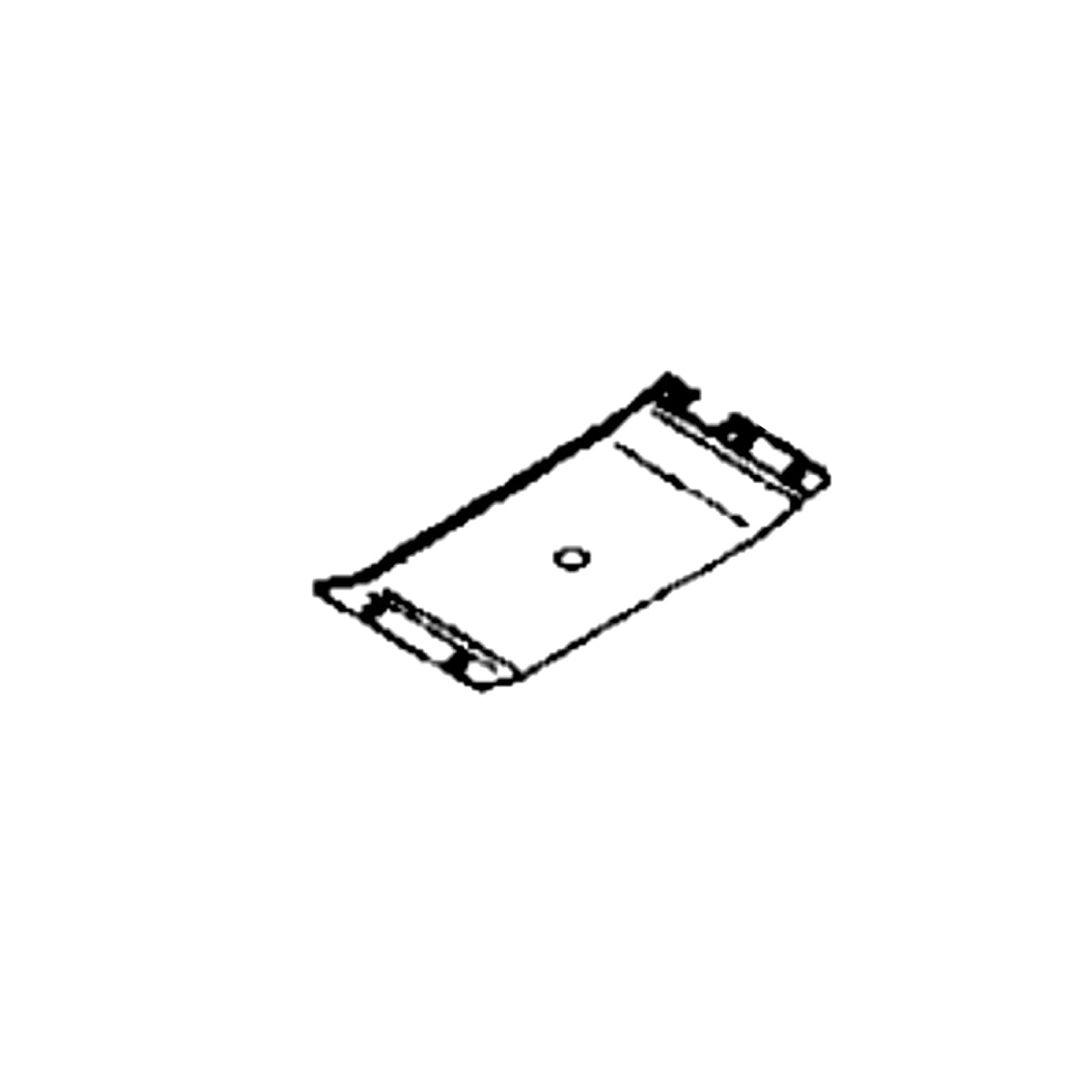 John Deere H150101: Poly Skid Shoe Replacement Panel, 16.75 Inch Width X 8.63 Inch Length