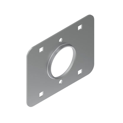 John Deere H152916:  4-Hole Square Trimmed Flanged Bearing Housing