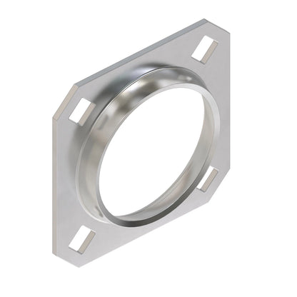 John Deere H160465: 4-Hole Square Trimmed Flanged Bearing Housing