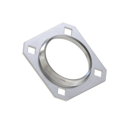 John Deere H160465:  4-Hole Square Trimmed Flanged Bearing Housing