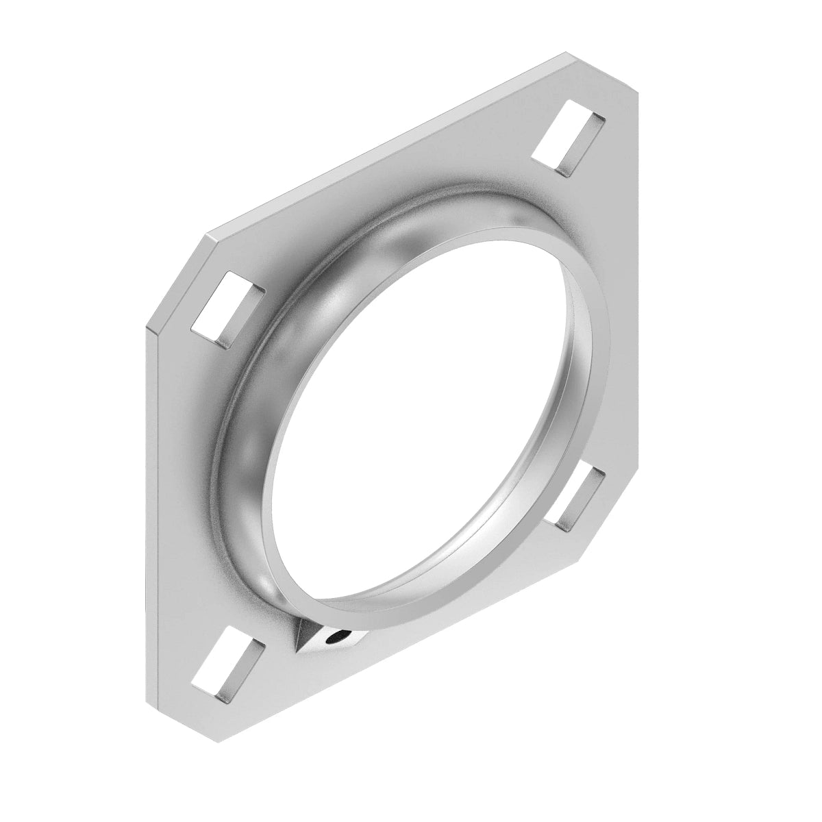 John Deere H160466: 4-Hole Flanged Bearing Housing