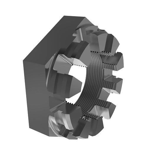John Deere H201112: Hexagonal Slotted Nut, M36