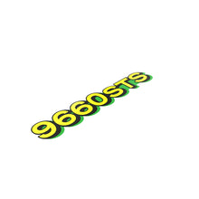 John Deere H203769: 9660 STS Model Label