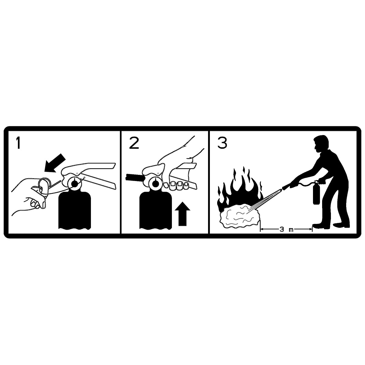 John Deere H204596: Fire Extinguisher Label
