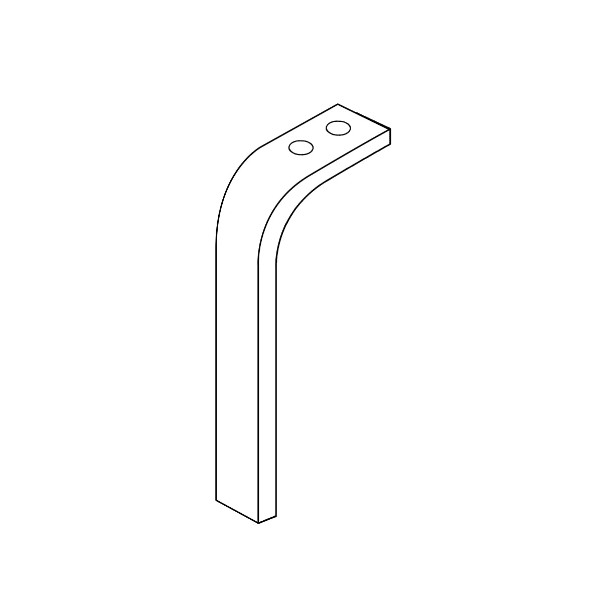 John Deere H76933:  Straw Spreader Blade
