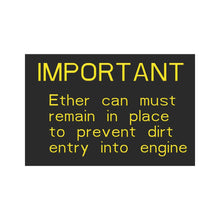 John Deere H86896: Instruction Plate