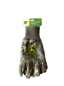 John Deere Light-Duty Cotton Grip Gloves - Large