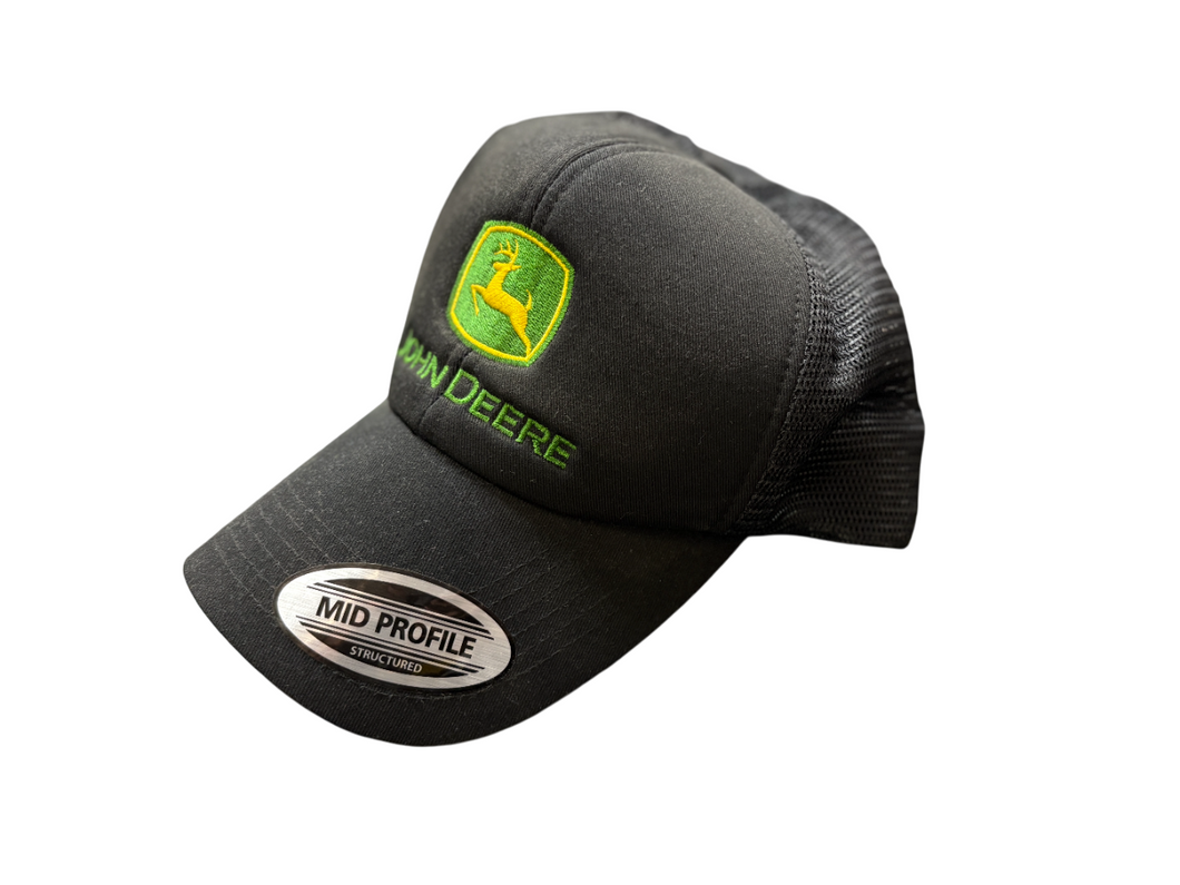 John Deere Black Foam Front Cap