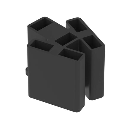 John Deere L38138: Black External Electrical Connector Housing, 6 Cavities