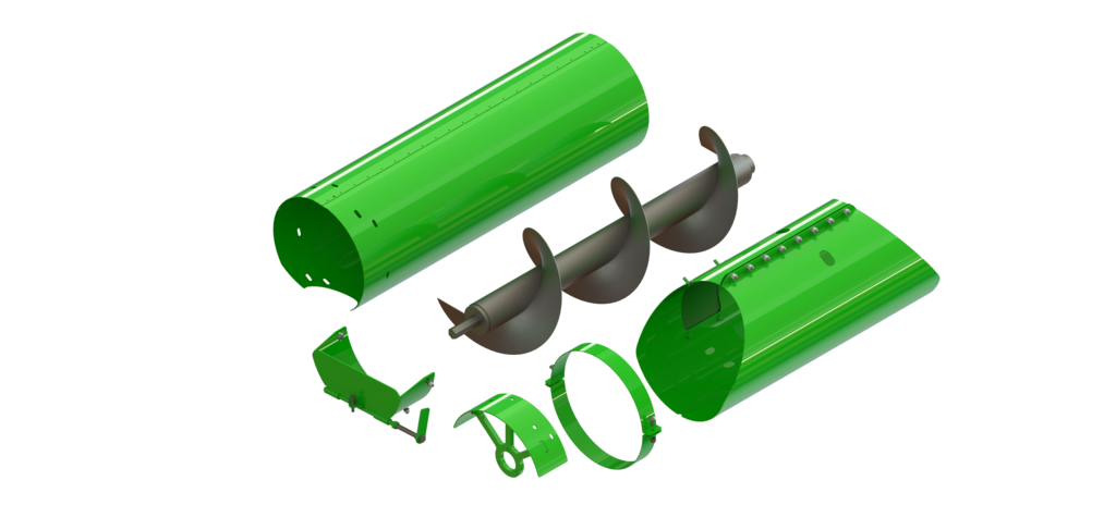 Lankota LANAUG1135K Unloading auger extension for John Deere 60, 70, & S Series
