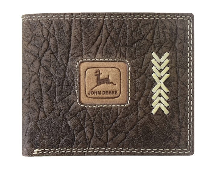 Logo Leather Patch Bifold
