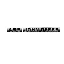 John Deere M130324: 455 Tractor Model Label, Right Side