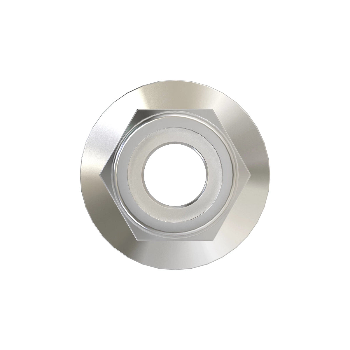 John Deere M158040: Hexagonal Lock Nut, 9.525 mm (3/8")
