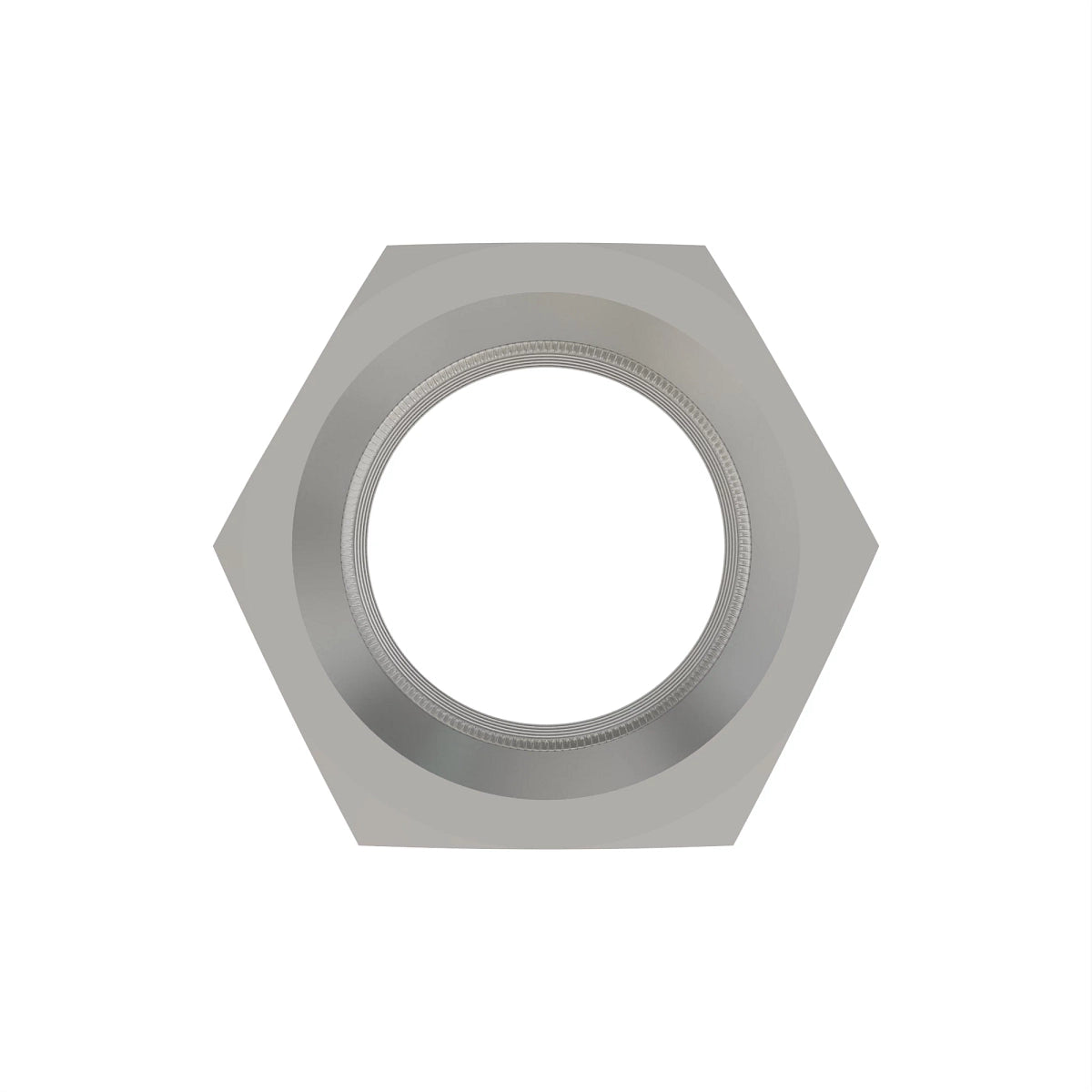 John Deere M91187: Hexagonal Lock Nut, 7/16"