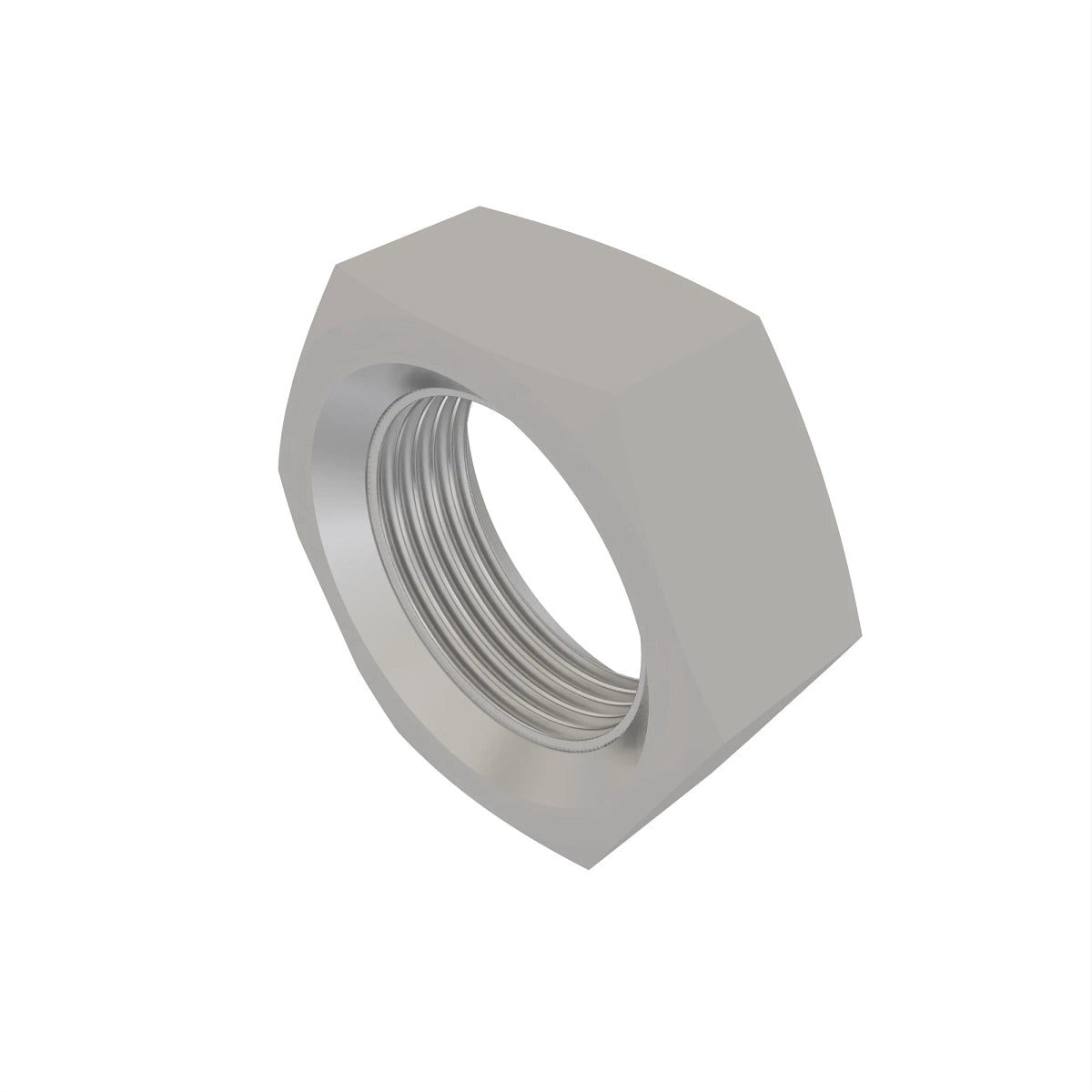 John Deere M91187: Hexagonal Lock Nut, 7/16"