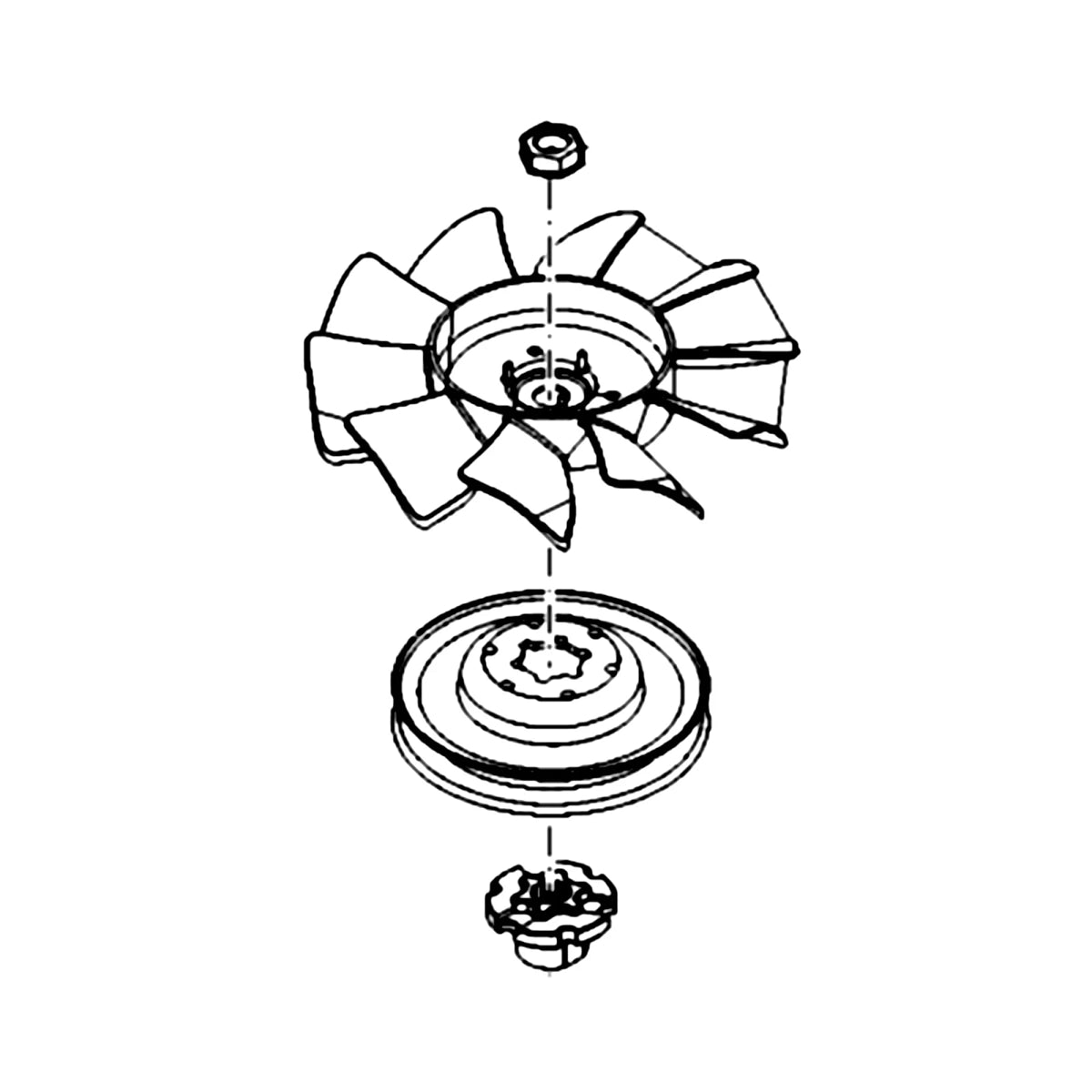 John Deere MIA12326: Hydrostatic Transmission Hub Kit