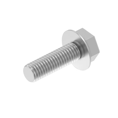 John Deere N10216:  Hexagonal Head Flanged Screw, 6.350 X 19.05 mm (1/4" X 3/4")