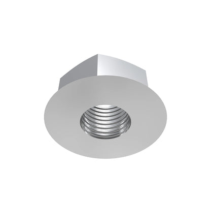 John Deere N10217: Hexagonal Flange Serrated Lock Nut, 1/4"