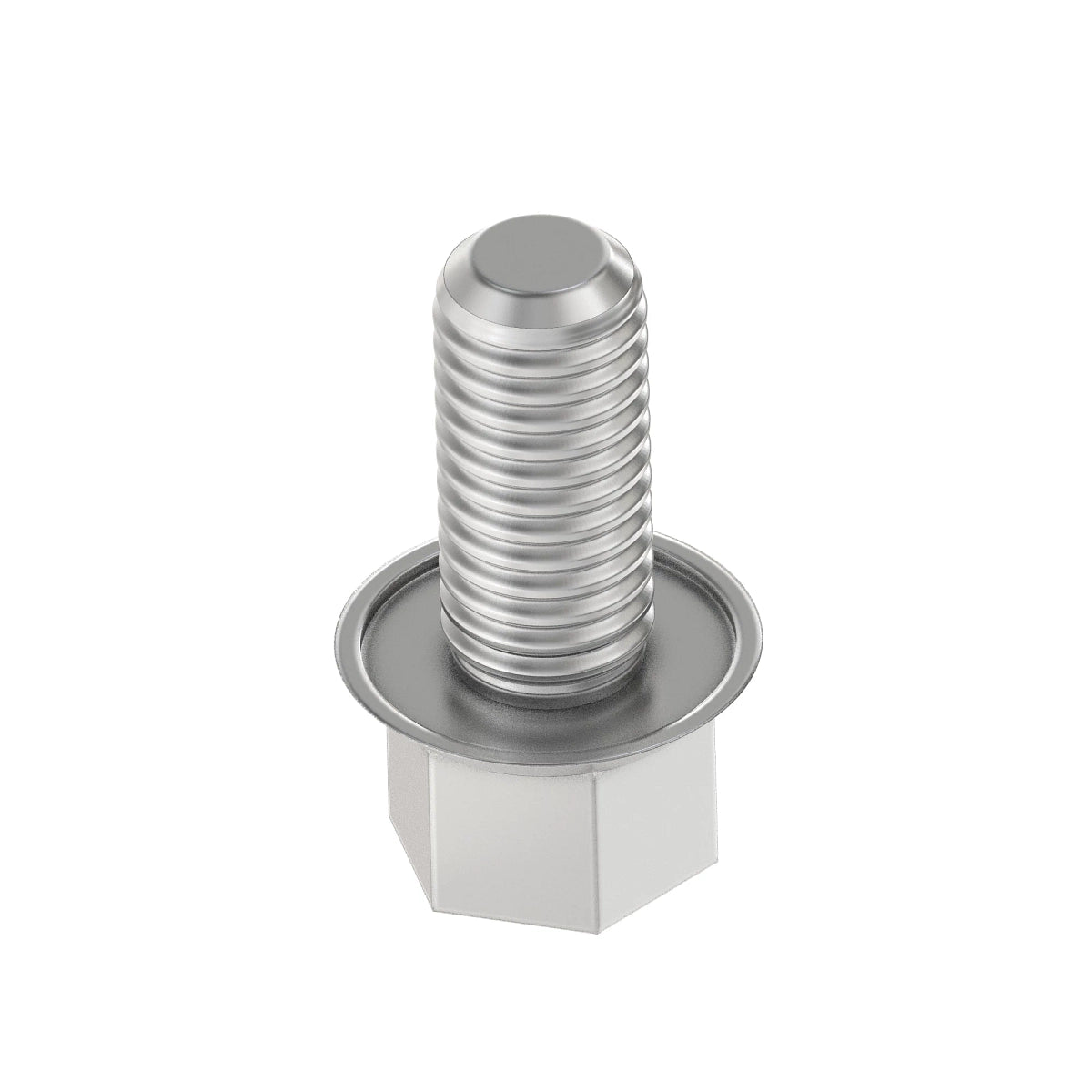 John Deere N14820: Hexagonal Head Flanged Self Locking Screw, 6.350 X 12.7 mm (1/4" X 1/2")