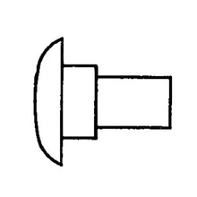 John Deere N218139: Steel Oval Head Shouldered Rivet