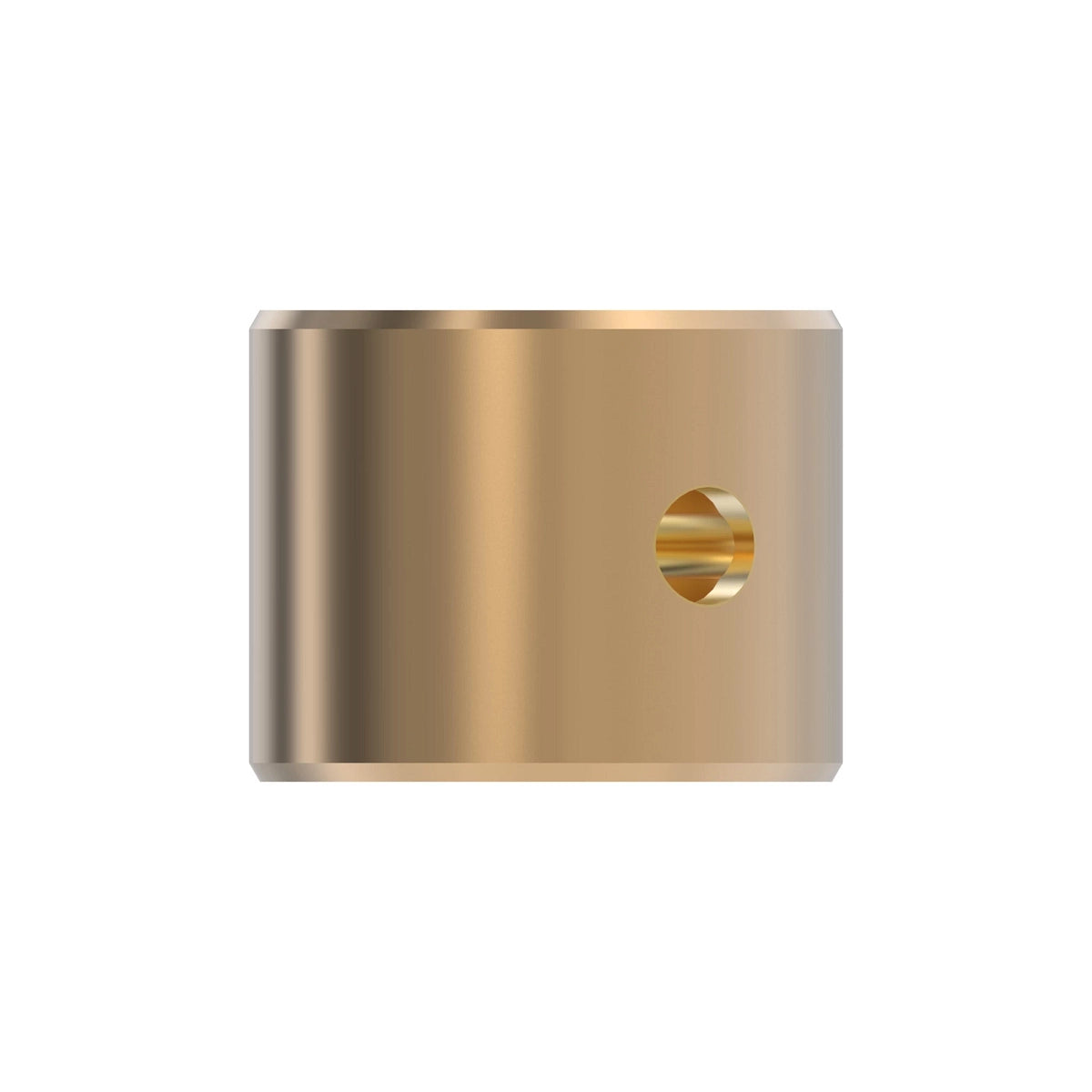 John Deere N302247: Cylindrical Alloy Bushing with Hole