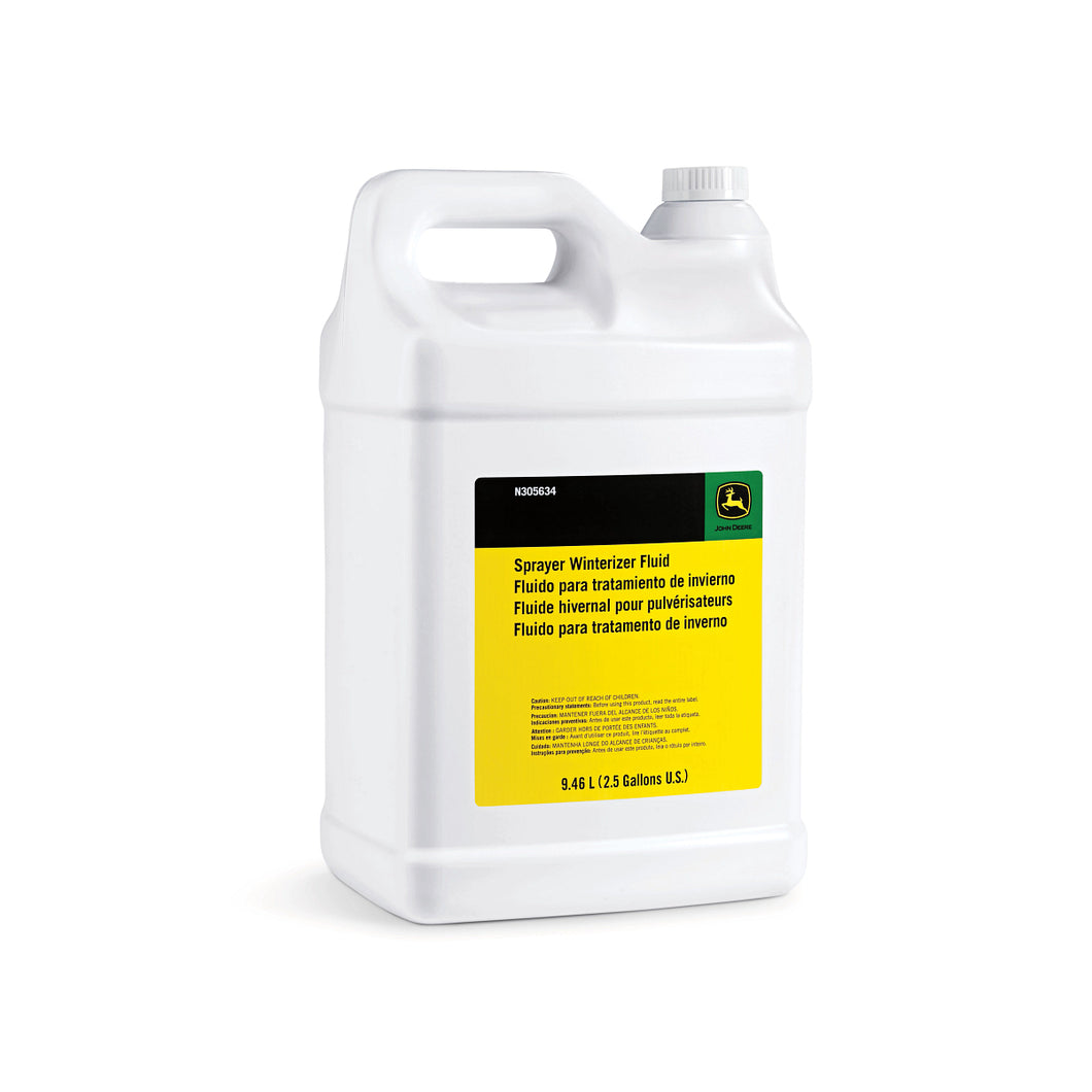 John Deere N305634: Sprayer Winterizer Fluid PG (Propylene Glycol), 9.46 Liter (2.5 Gallon)