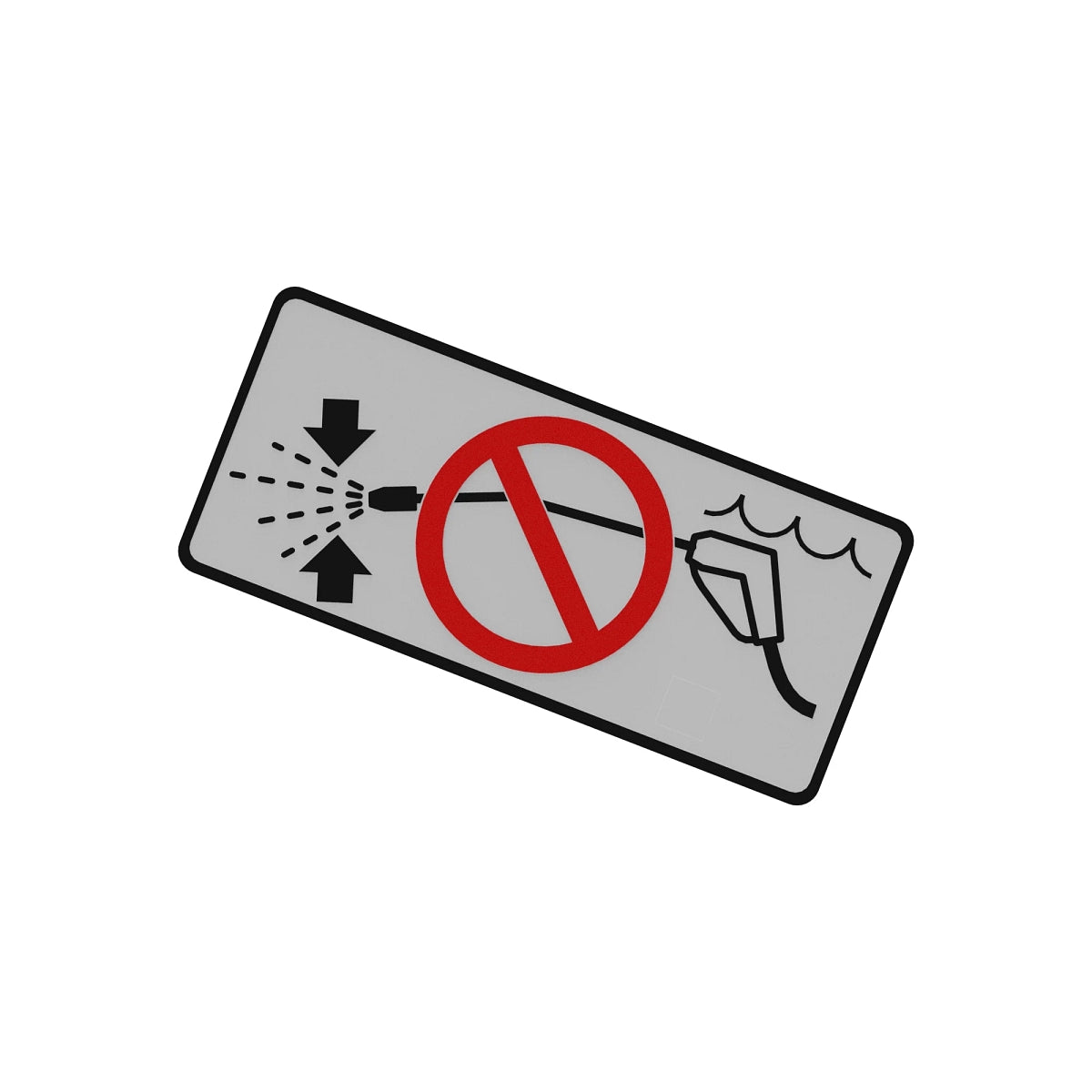 John Deere N408933: Wash Label
