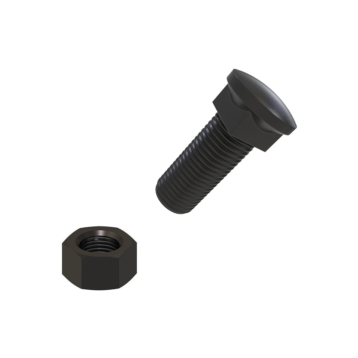 John Deere PB750225: Plow Bolt and Nut, 3/4" X 2-1/4"