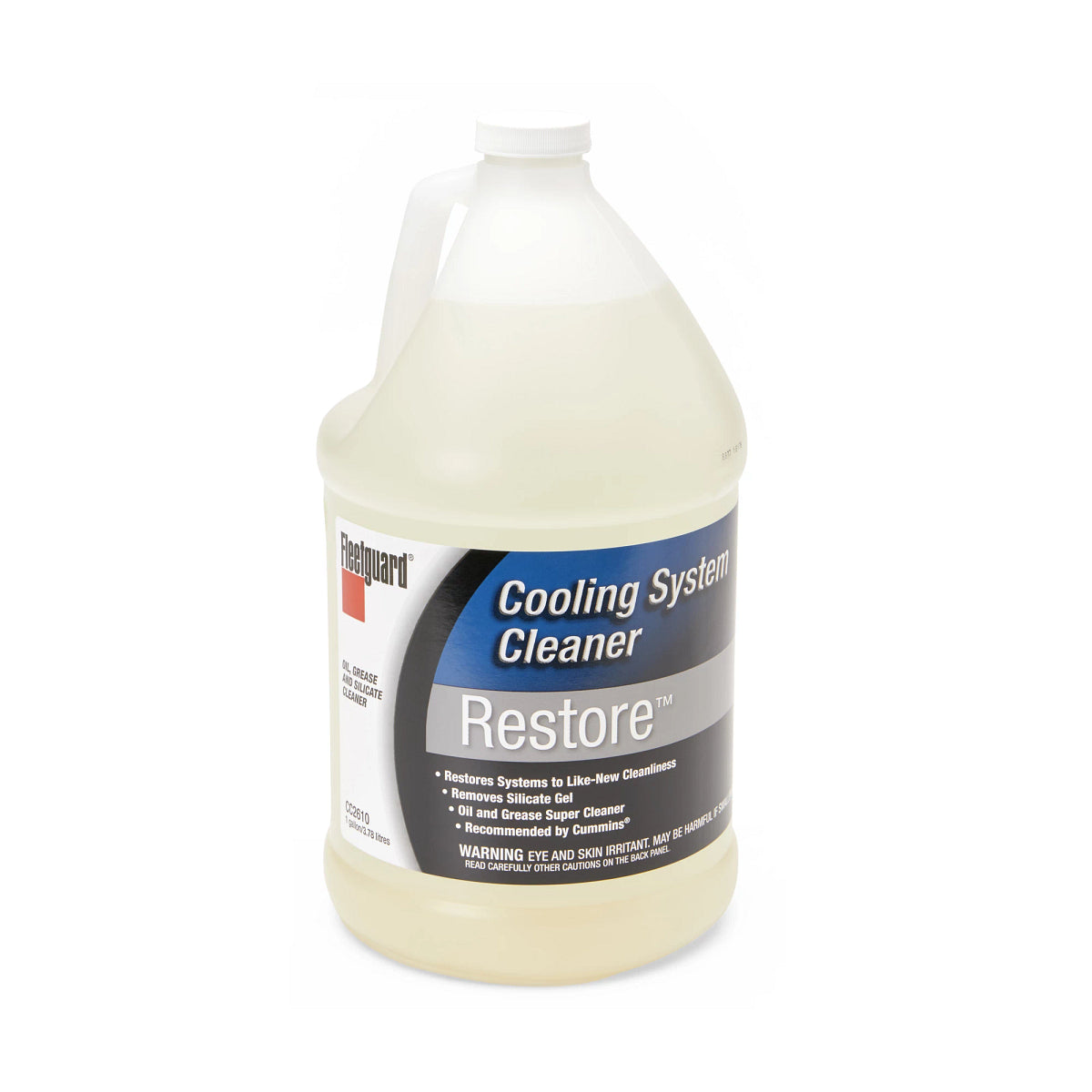 PMCC2610: Fleetguard Cooling System Flush, Restore, 3.78 Liter (1 Gallon)