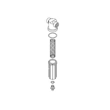 John Deere PMLST100-50: Polypropylene T-Line Strainer, 50 Mesh, 1" NPT Thread