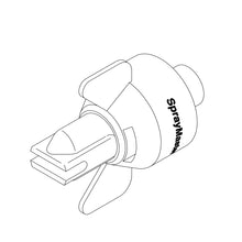 John Deere PSHFQ4008: High-Flow (HF) 140 Degree Spray Angle Nozzle, 0.8 GPM, 3.2 LPM, Tip Size 08