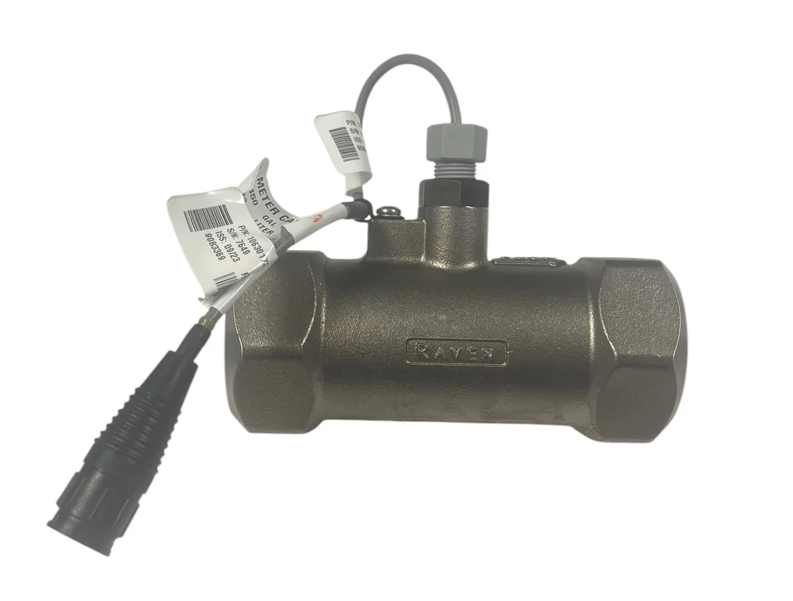 Raven 063-0173-867: RFM60S Stainless Steel Flowmeter 1-1/2" FPT Ports, 1-66 GPM