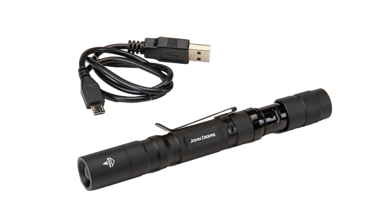 John Deere ET-3912-J - 110 lumens Li-ion Rechargeable Flashlight