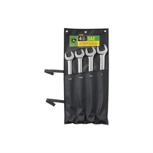John Deere TY27696: 4 Piece SAE Wrench Set with Pouch