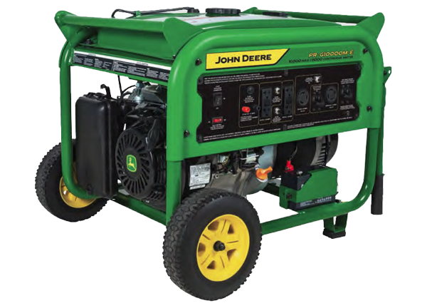 John Deere PR-G10000M-E Generator w/ Electric Start