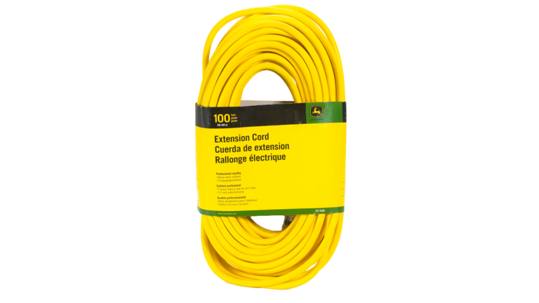 John Deere ET-1108-J Extension Cord with Lighted End - 12-Gauge