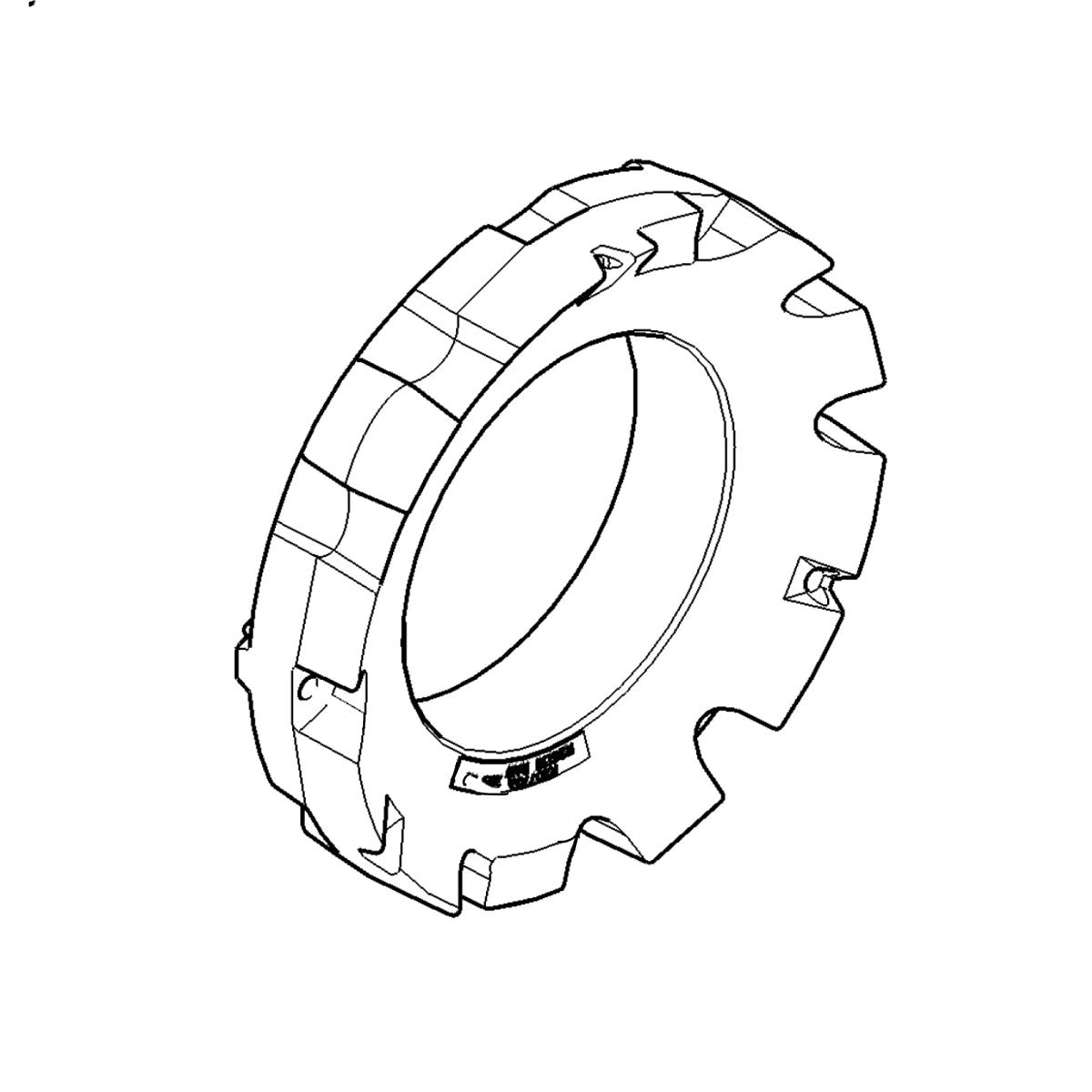 John Deere R207782: Rear Wheel Weight Kit, 205 kg