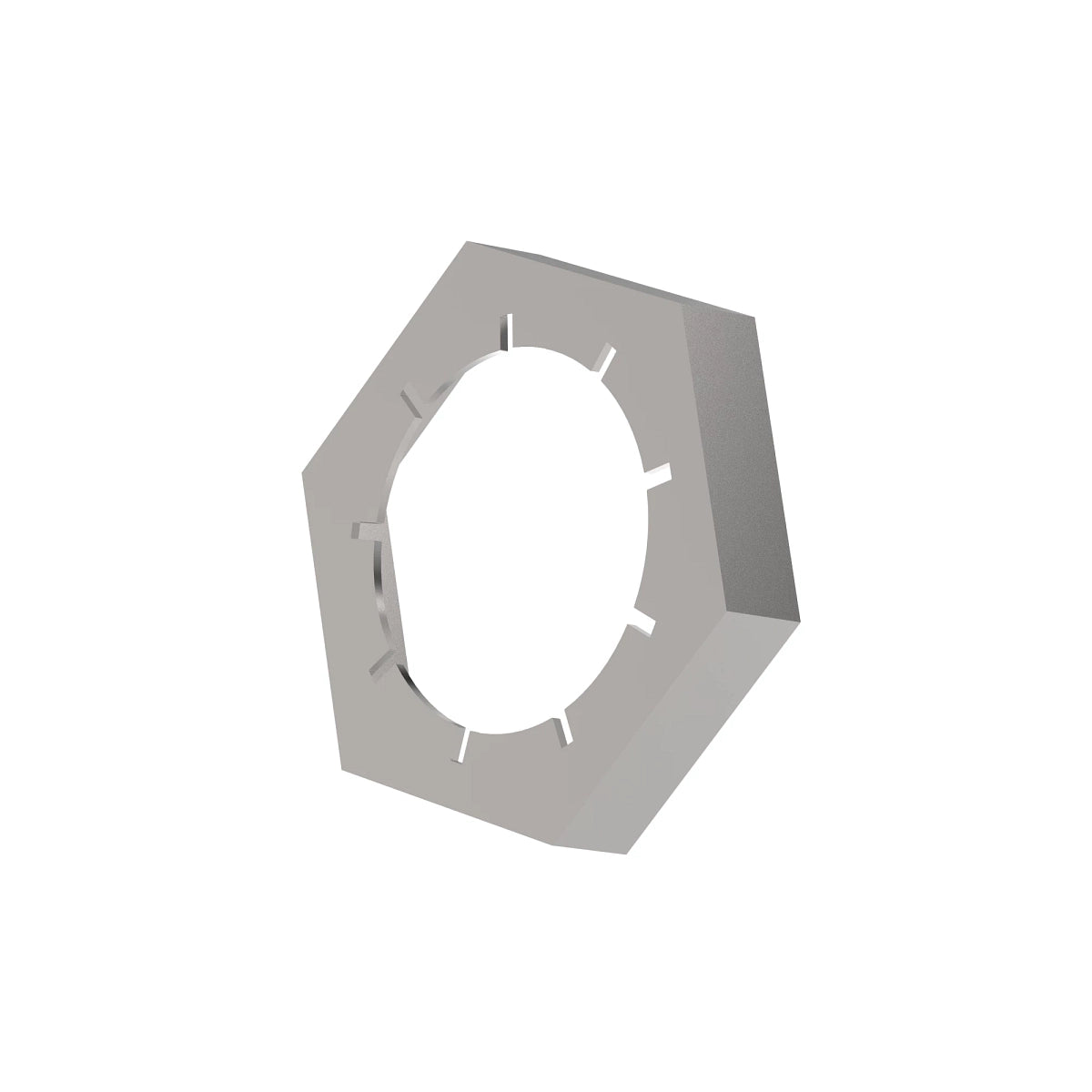 John Deere R44165:  Hexagonal Jam Nut, 7/16"