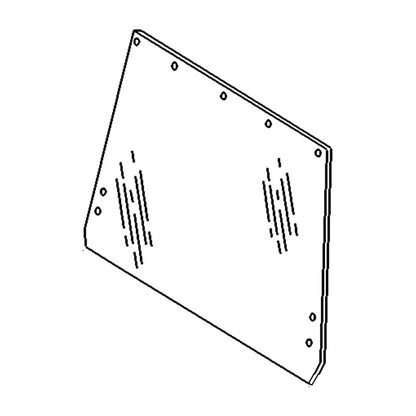 John Deere R50758: Rear Cab Glass Window