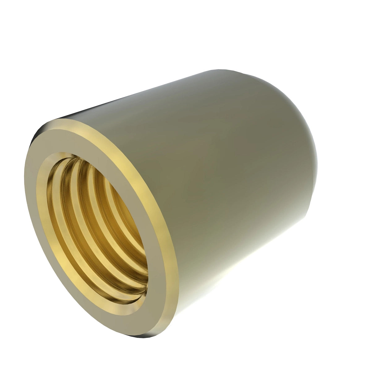 John Deere R60172: Hexagonal Crown Nut, 0.438"
